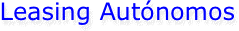 Leasing Autónomos